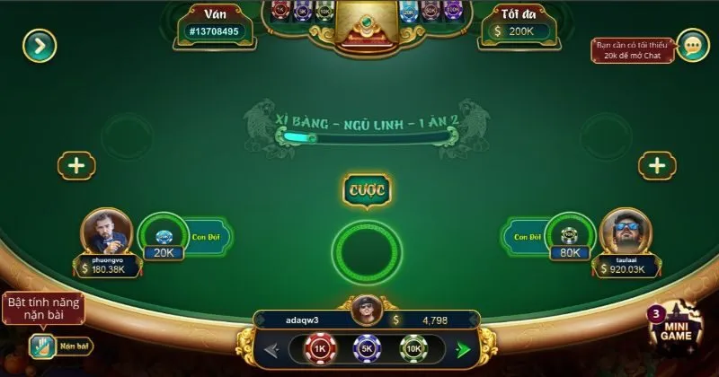 Tỷ lệ trả thưởng hấp dẫn Game bài 3D 8kbet