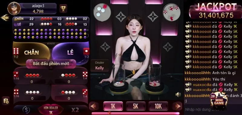 Cách chơi xóc đĩa 8KBET trực tuyến